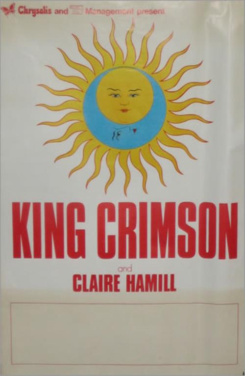 King Crimson Lark's Tongues Tour UK poster (427685)